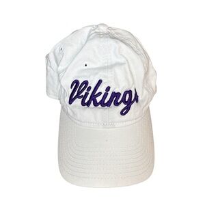 Minnesota Vikings Football White Purple Women's Cap Hat Adjustable Back
